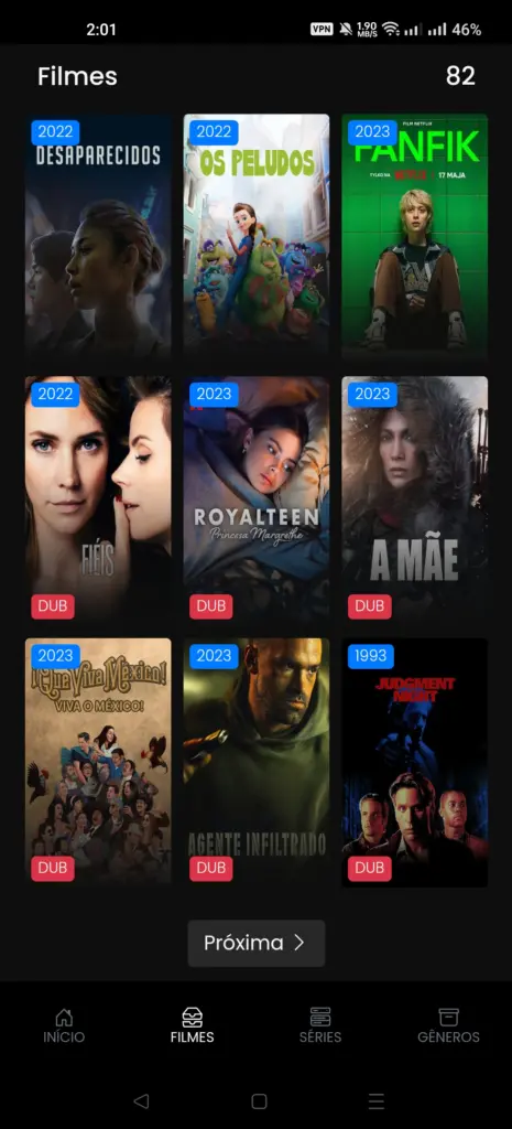 screenshots of smart play homepage with movies and TV shows